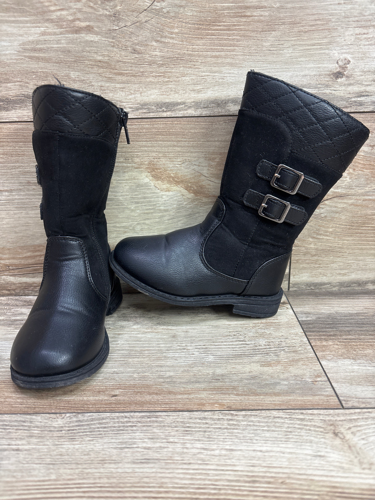Rachel Shoes Lil' Courtlyn Boots Black sz 8c