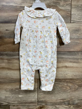 NEW Rabbit + Bear White Bird Coverall sz 3-6m