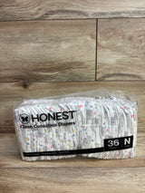 NEW Honest Clean Conscious Diapers 36ct. Size Newborn