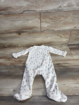 Just One You Floral Quilted Sleeper Cream sz 9m