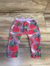 Bonds Strawberry Print Leggings Purple sz 6-12m