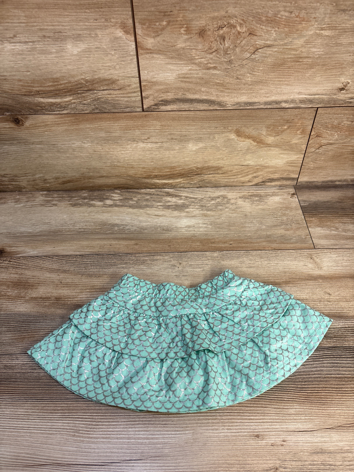 Falls Creek Kids Mermaid Layered Skort Teal sz 18m