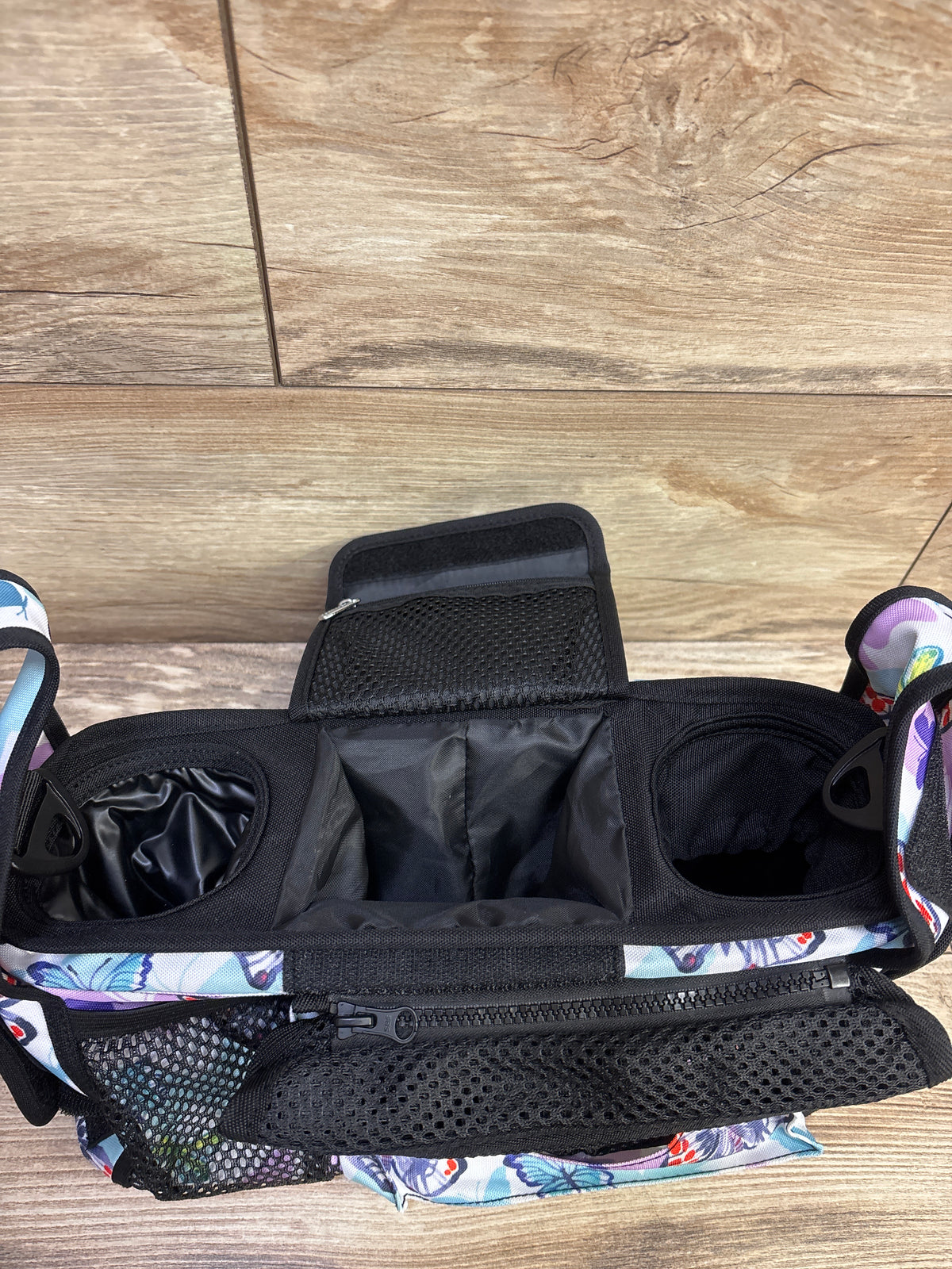 TOPDesign Universal Baby Stroller Organizer Butterfly Print