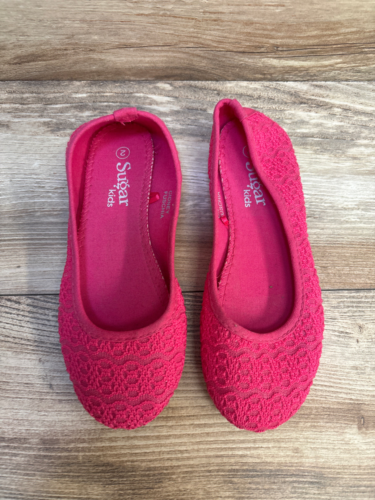 Sugar Kids Lace Flats Pink sz 2Y