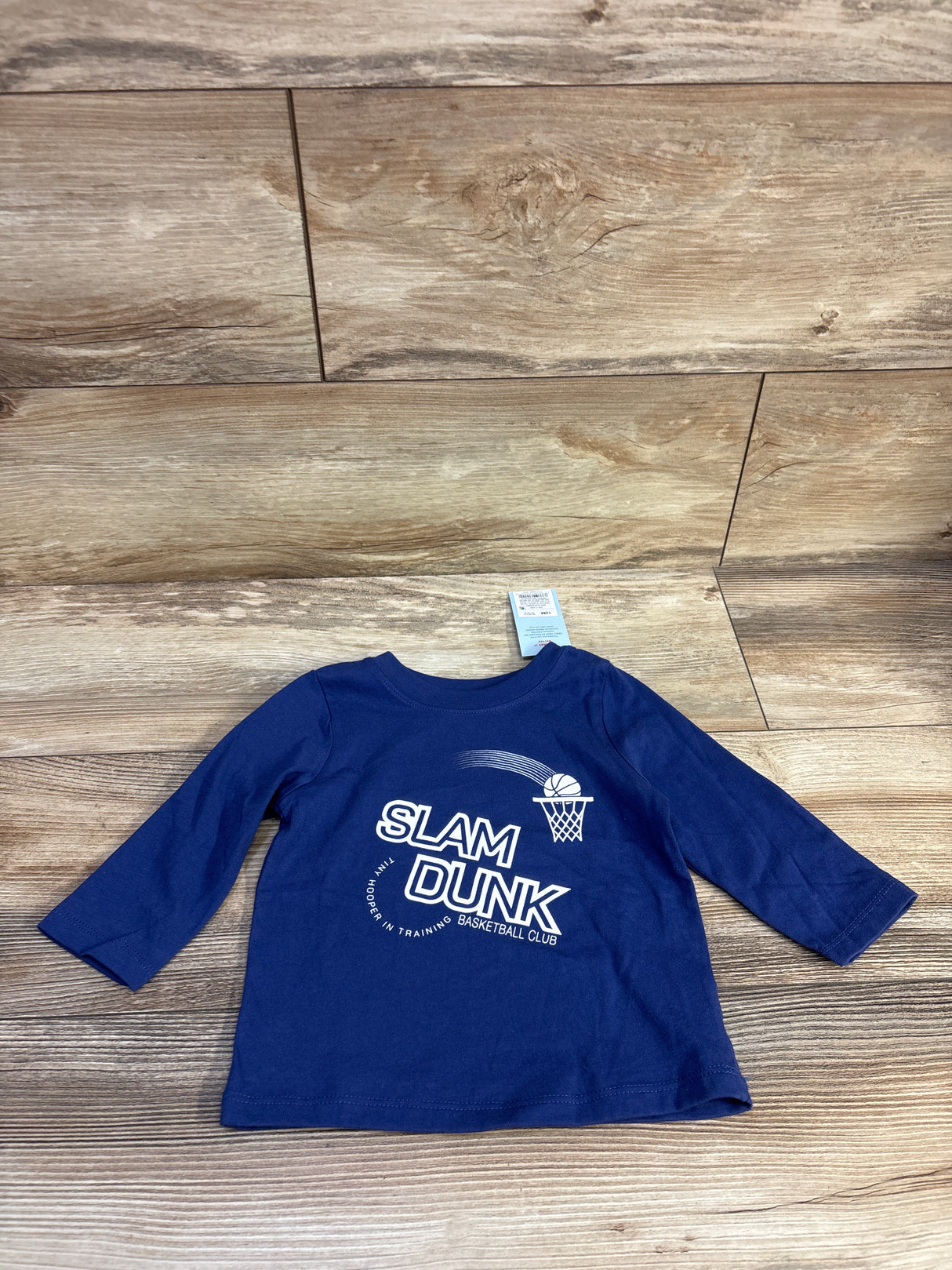 NEW Cat & Jack Slam Dunk Shirt Blue sz 12m