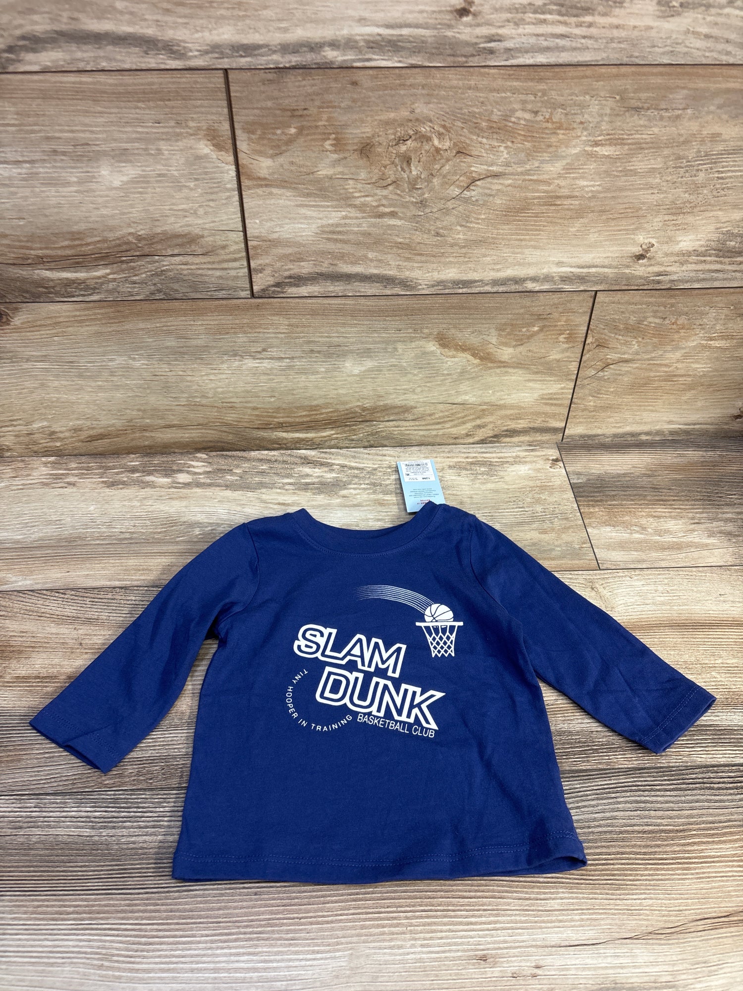 NEW Cat & Jack Slam Dunk Shirt Blue sz 12m