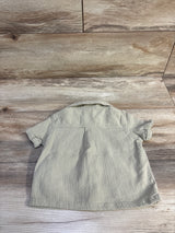 Little Co Button-Up Shirt Green sz 9m