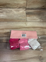 NEW Comfort by ITG 6pk Girls Socks Pink sz 0-12m