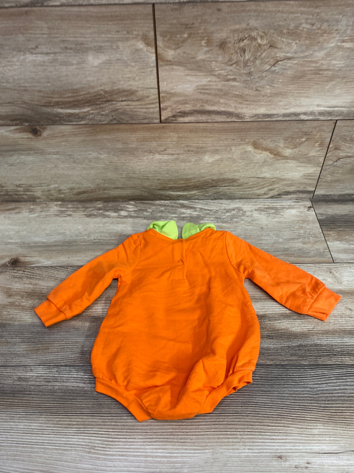 Cat & Jack Pumpkin Bubble Romper Orange sz 6-9m