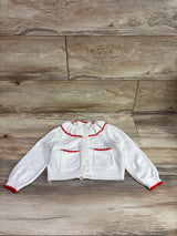 Amazon Essentials x Sofia Grainge Knit Cardigan Sweater White sz 3T