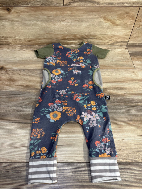 Rags Floral Romper Green sz 12-18m - Me n Mommy To Be