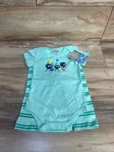 NEW Boxlunch 2pc Studio Ghibli Spirited Away Soot Sprites Bodysuit & pants Set Teal sz 9m