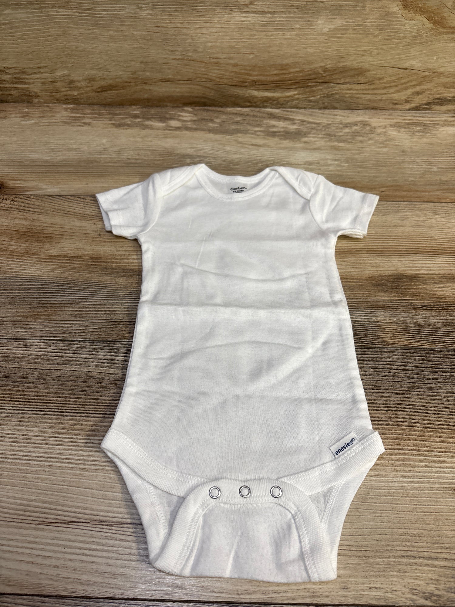 Gerber Bodysuit White sz 6-9m