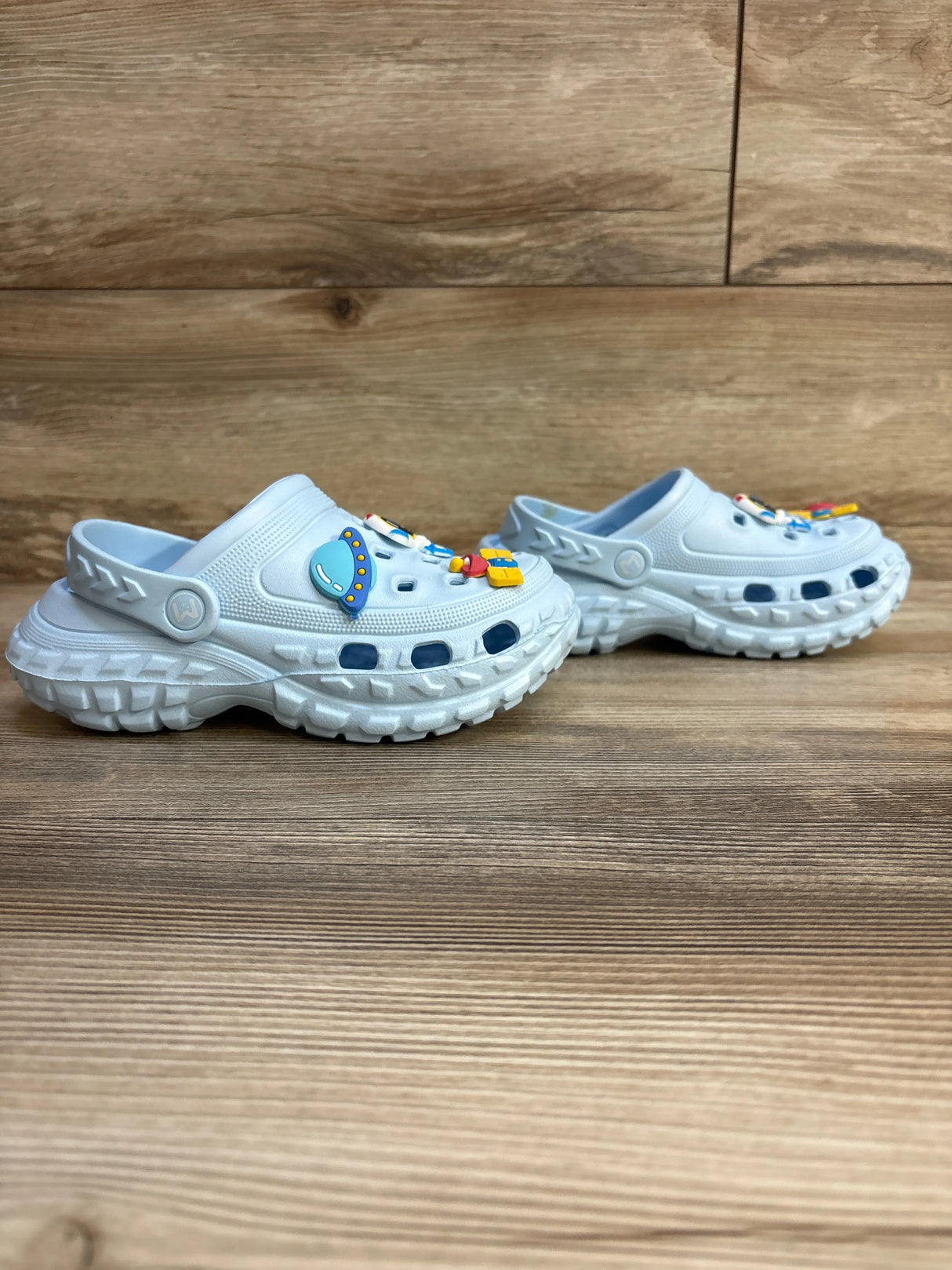 Garden Clogs Slip on Water Shoes Blue Haze sz 11c