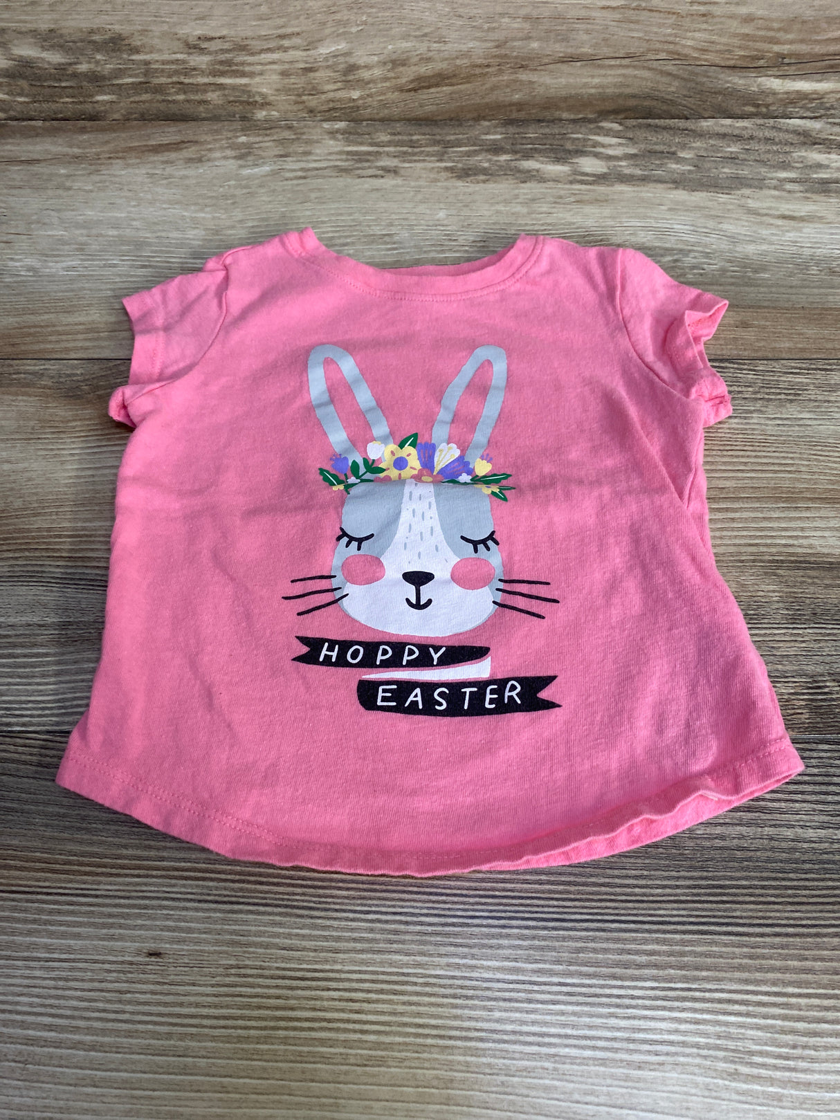 Old Navy Hoppy Easter Shirt Pink sz 18-24m