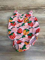 Strawberry Print Bubble Romper Pink sz 18m - Me n Mommy To Be