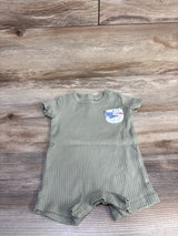Huggies Ribbed Shortie Romper Green sz 12m