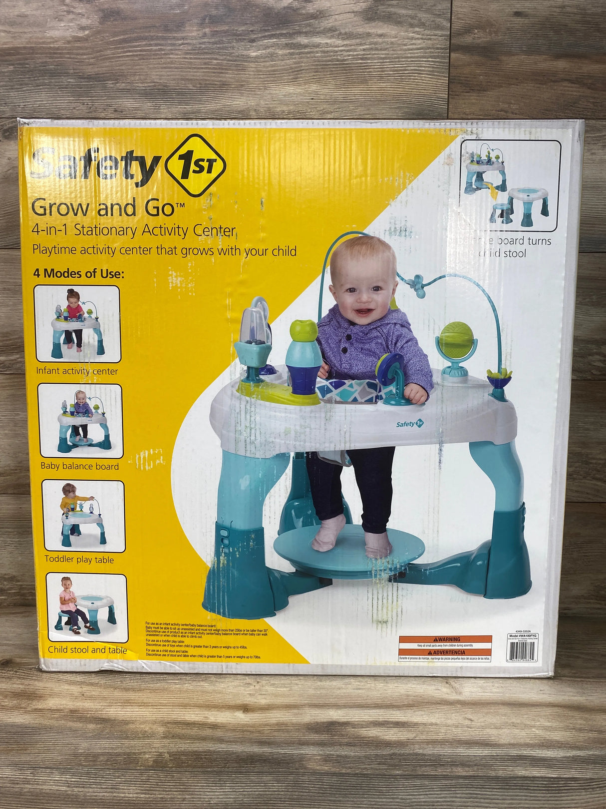 NEW Safety 1st Grow & Go 4-in-1 Baby Activity Center