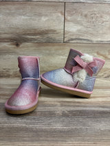 Krabor Glitter Faux Fur Winter Boots Pink sz 8c