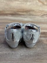 Disney Princess Glitter Mary Jane Low Heel Shoes sz 7c