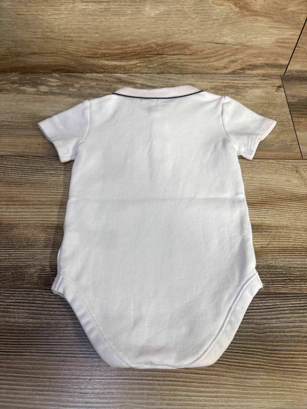 Janie & Jack Polo Bodysuit White sz 12-18m