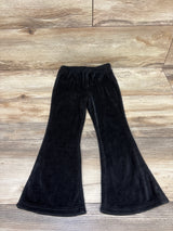 Just Lizzy Ribbed Velour Flare Leggings Black sz 4T