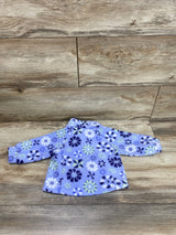 Columbia Floral Fleece Jacket Periwinkle sz 6m