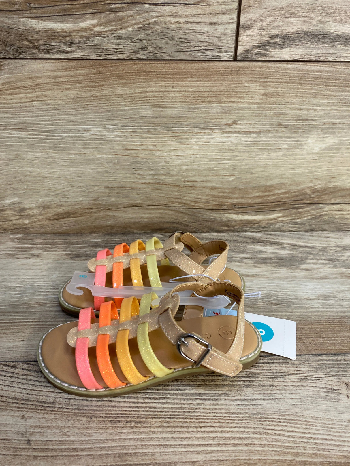 NEW Cat & Jack Glitter Shanel Fisherman Sandals sz 8c - Me n Mommy To Be
