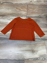 Cat & Jack Long Sleeve Shirt Orange sz 18m