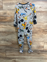 Disney Junior Mickey Mouse Blanket Sleeper Grey sz 4T