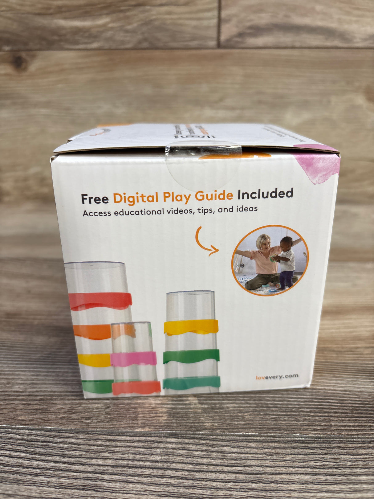 NEW Lovevery Nesting Stacking Drip Drop Cups