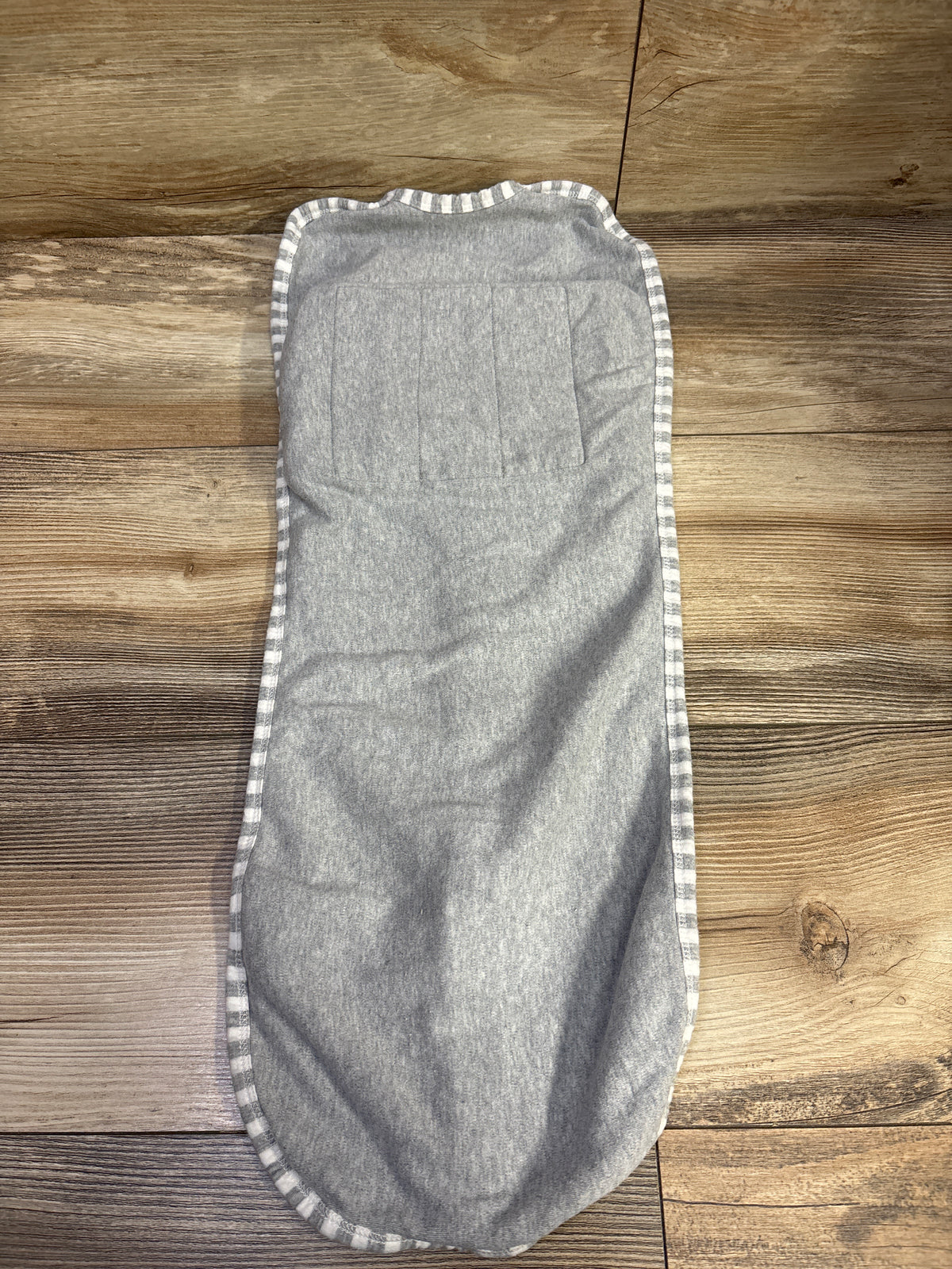 Comfy Cubs Zipper Swaddle Blanket Grey sz 3-6m