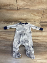 Carter's Ribbed Sleeper Grey sz 3m