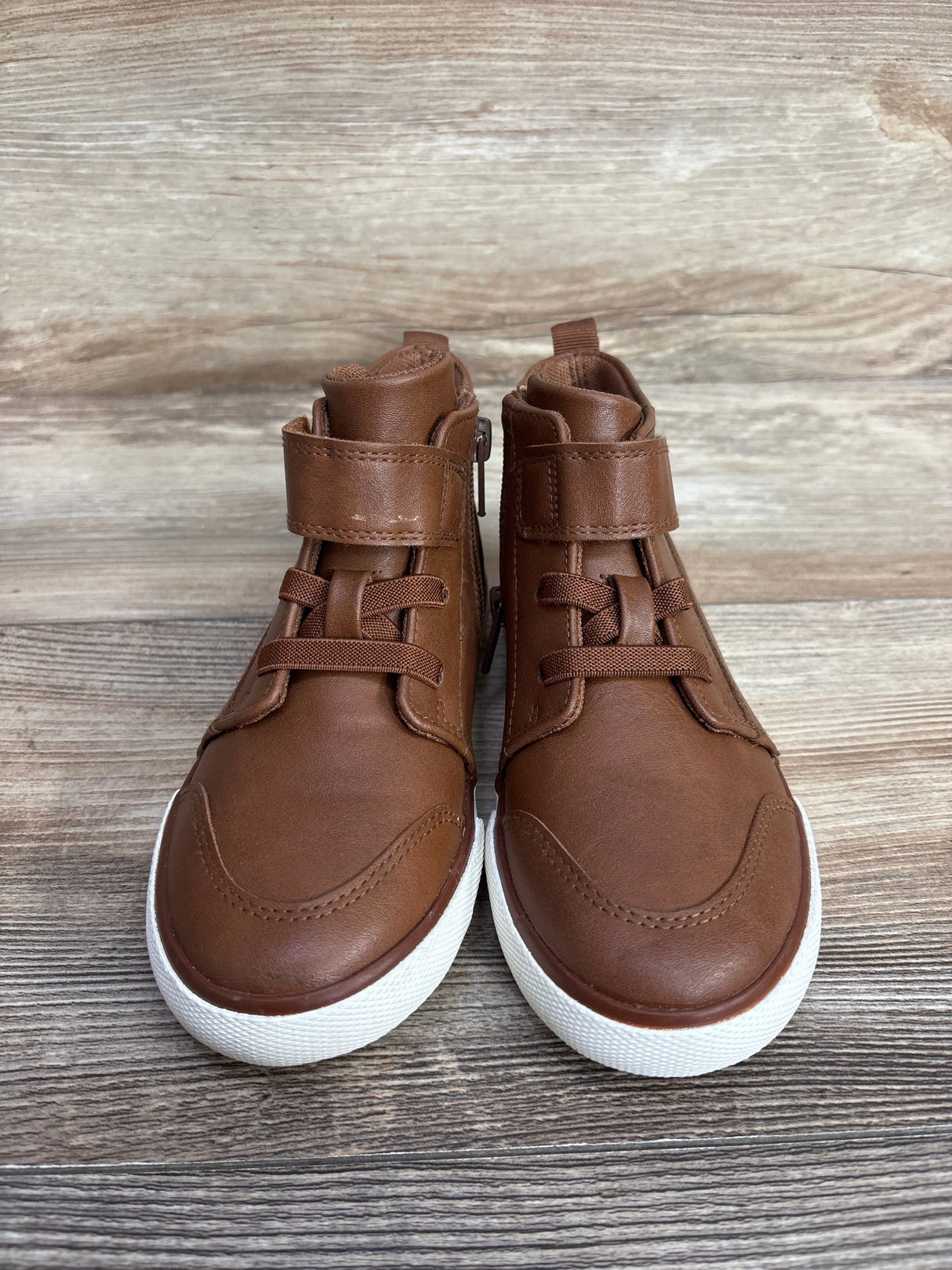 Wonder Nation Casual High Top Sneakers Brown sz 11c