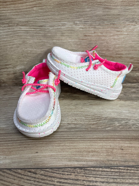 Hey Dude Kids Wendy Perf Neoprene White Shoes sz 5c - Me n Mommy To Be