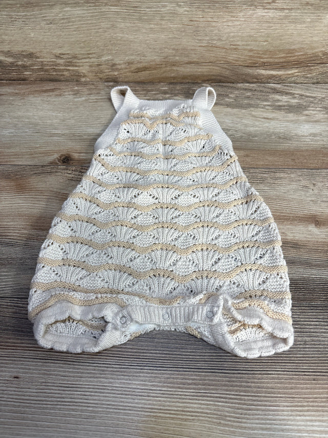 Old Navy Knit Romper White sz 12-18m - Me n Mommy To Be