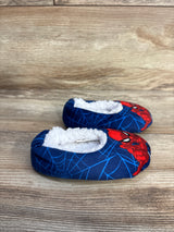 Marvel Spider-Man Plush Slippers Blue sz 5/6c