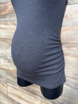 Old Navy Maternity Ruched Ribbed Tank Top Grey sz XS
