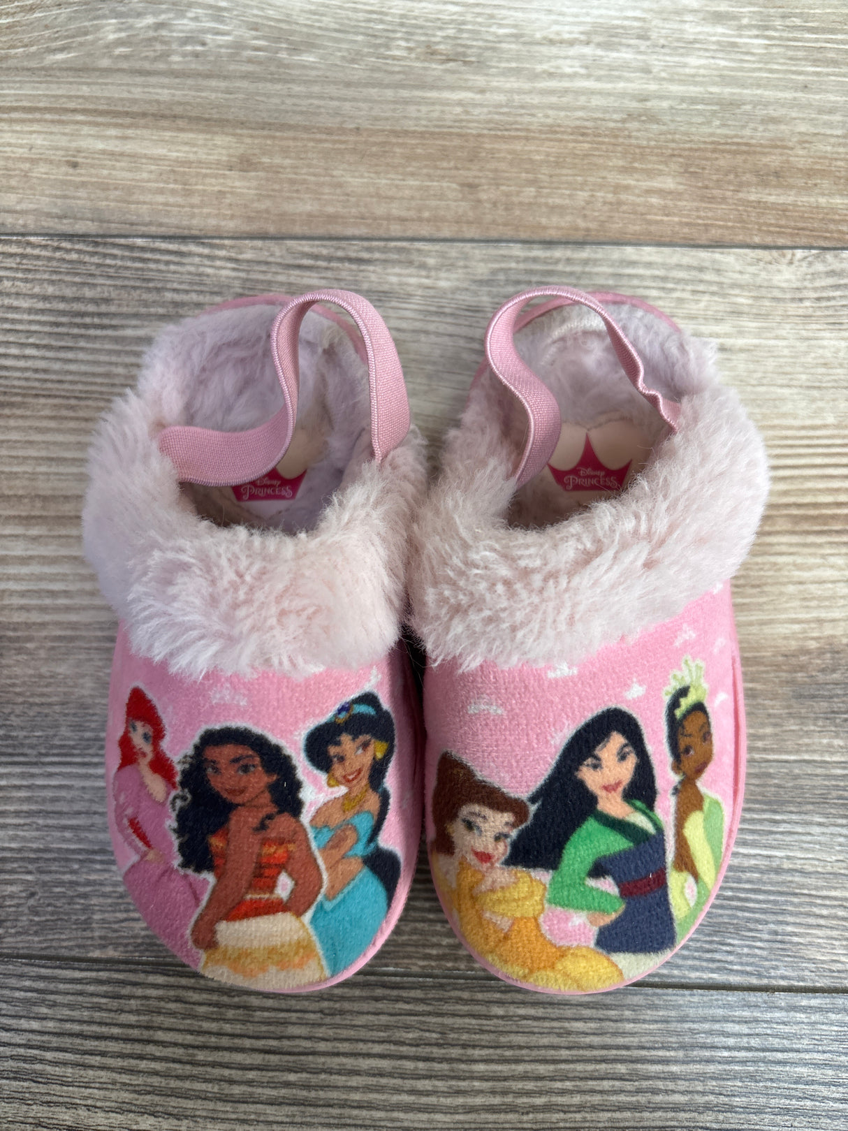 Ground Up Disney Princess Slippers Pink sz 7/8c