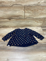 Baby Gap Polka Dot Top Navy sz 3T