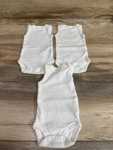 Carter's 3pk Tank Bodysuits White sz Preemie