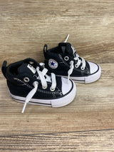 Converse Street Mid Top Sneakers Black sz 2c
