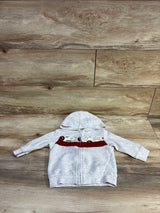 Marvel Spider-Man Zip-Up Hoodie Grey sz 18m