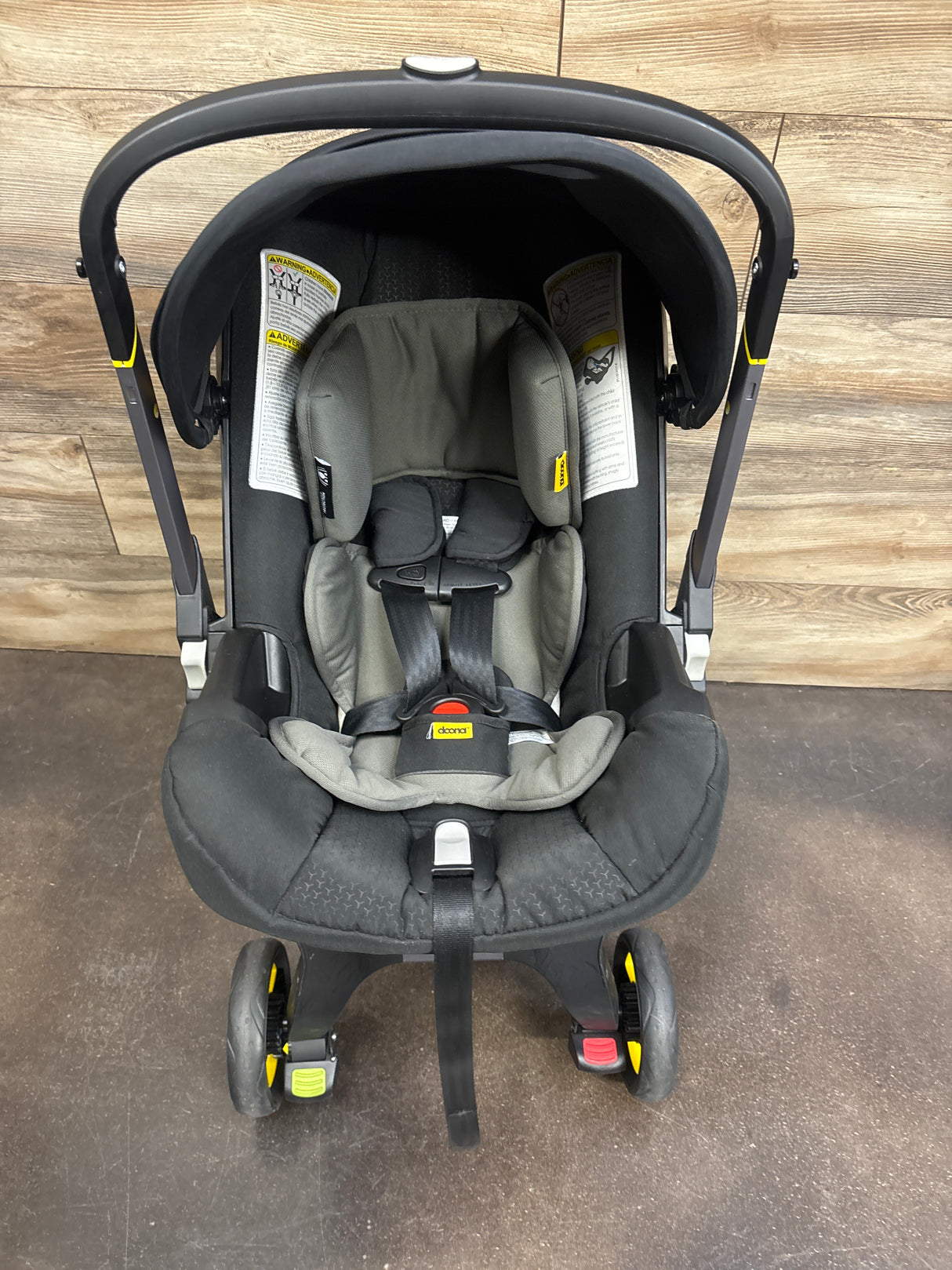 Doona Car Seat & Stroller All-in-One Travel System, Nitro Black