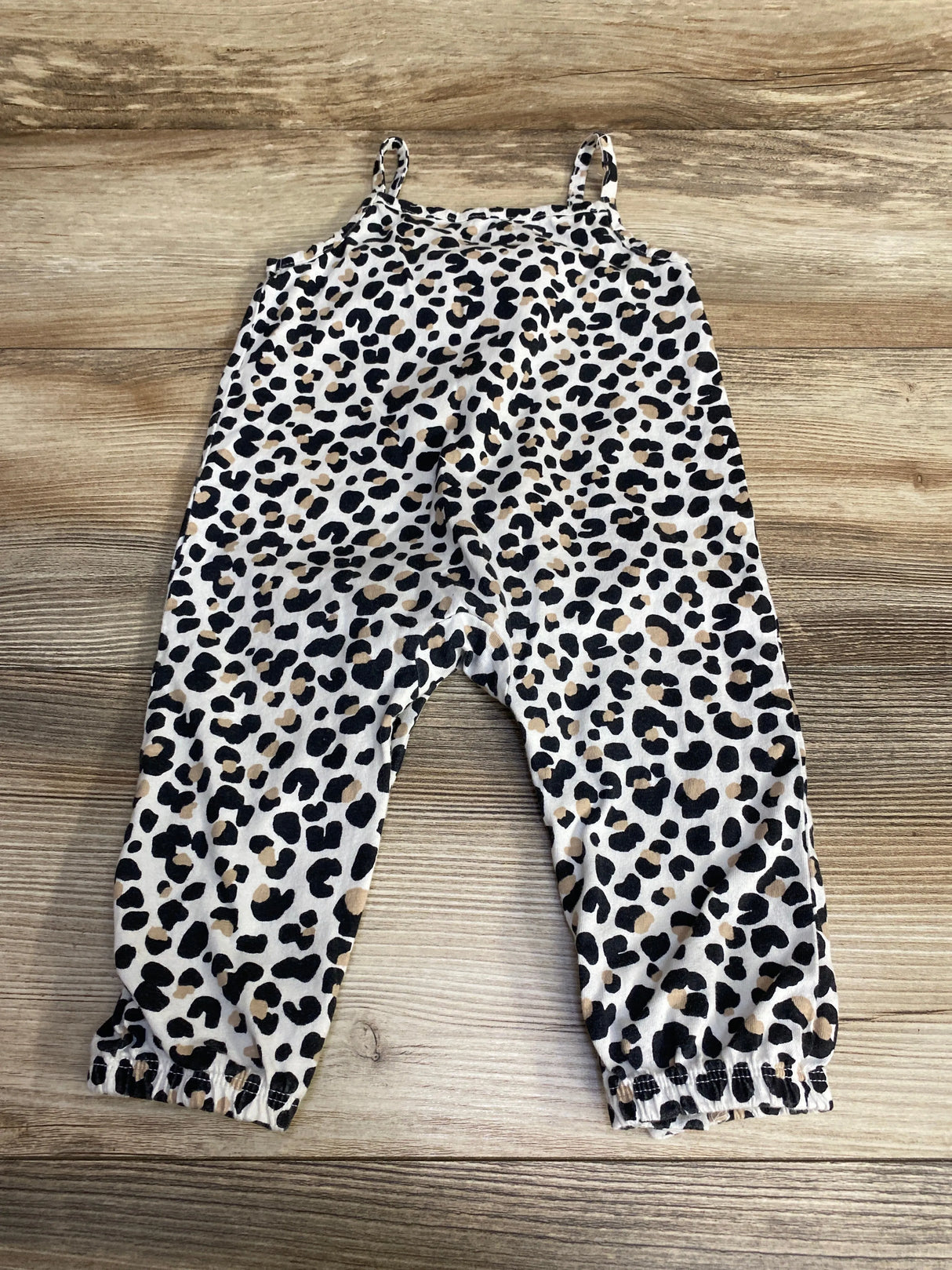 Bundles Leopard Print Sleeveless Romper White sz 6-9m