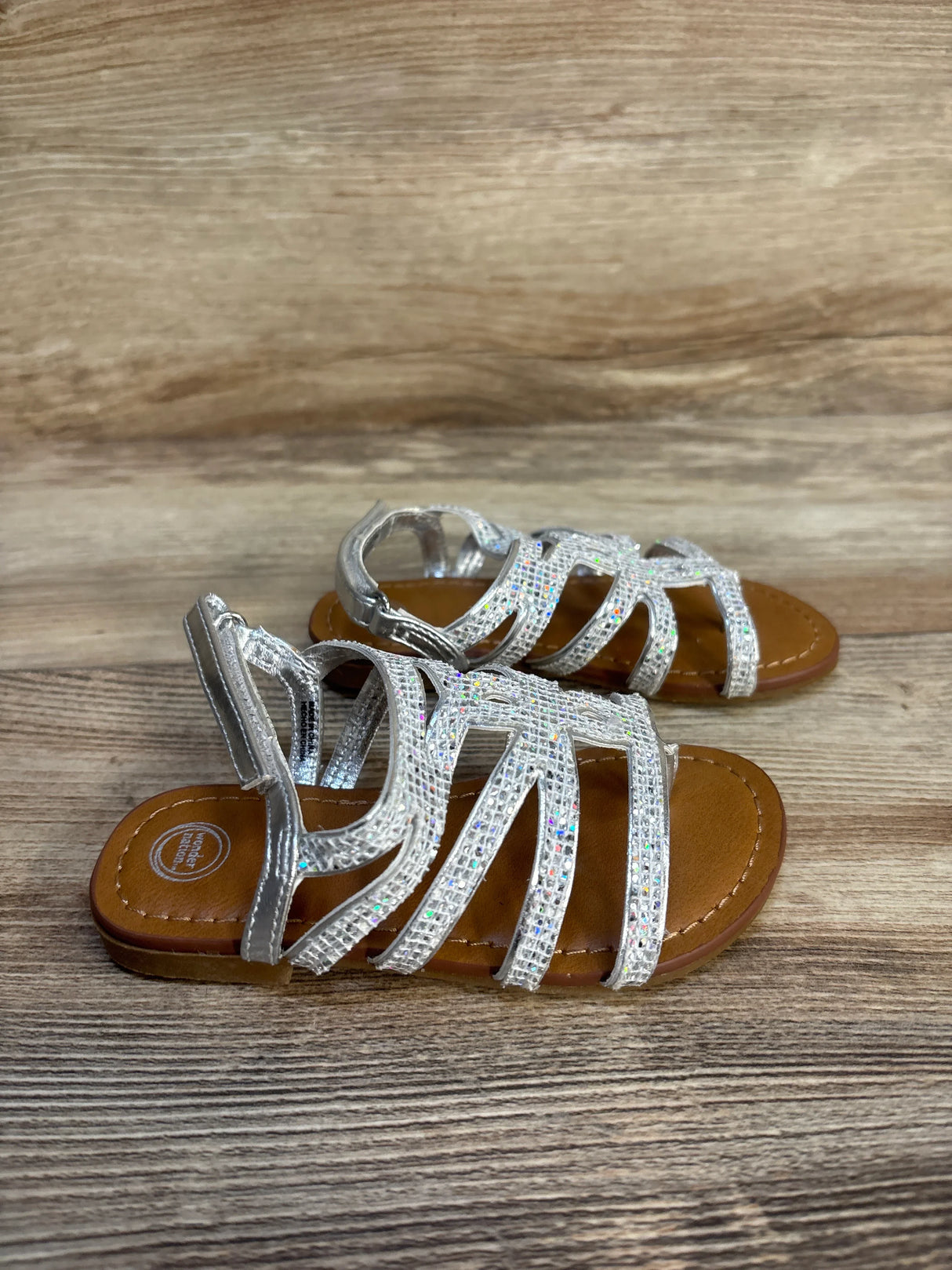 Wonder Nation Rhinestone Sandals sz 7c