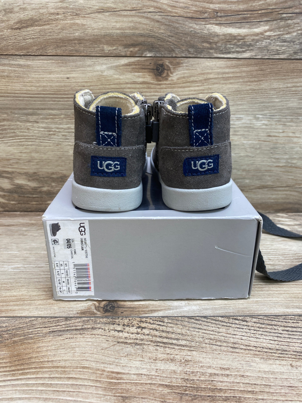 UGG Kristjan Chukka Boots in Charcoal sz 4/5c