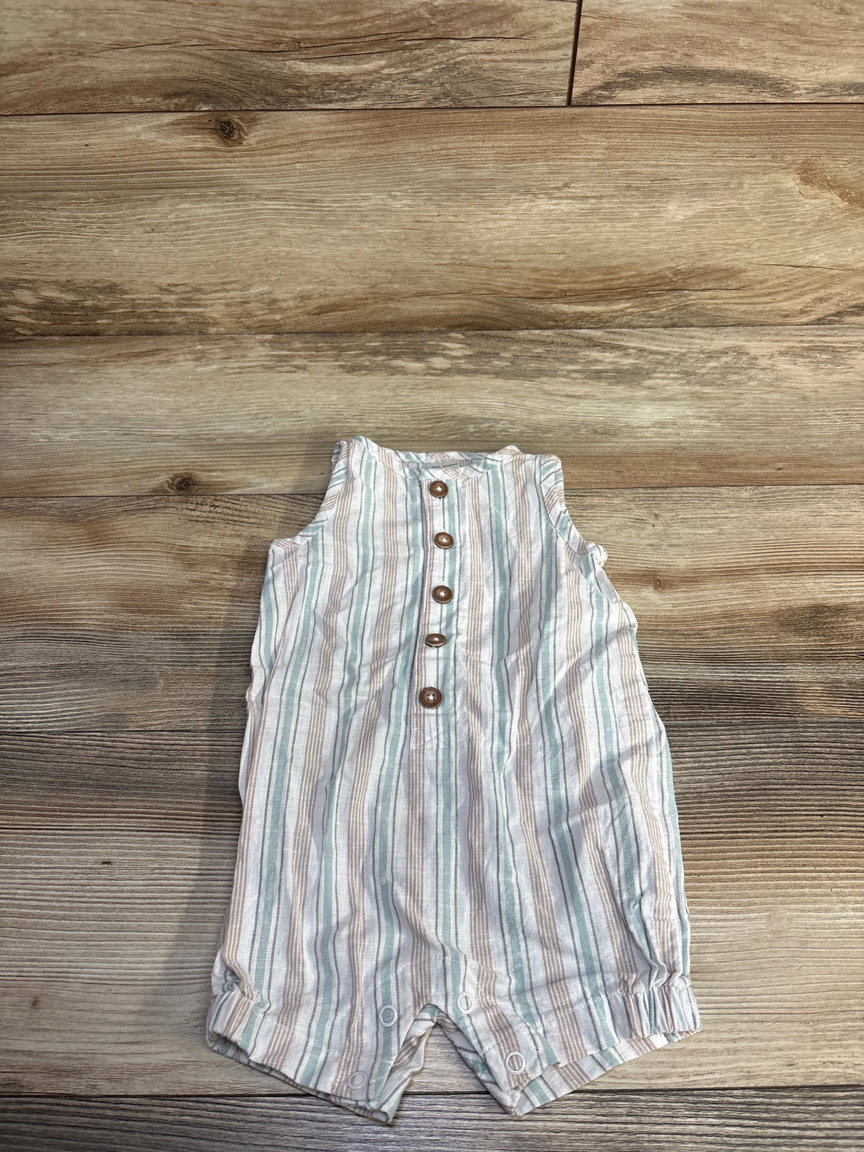 Just One You Striped Romper White sz 6m