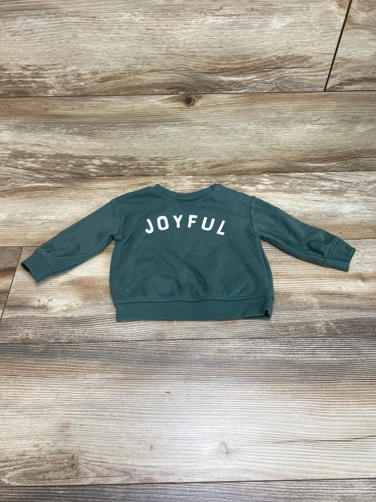 Little Co. Joyful Sweatshirt Green sz 6m