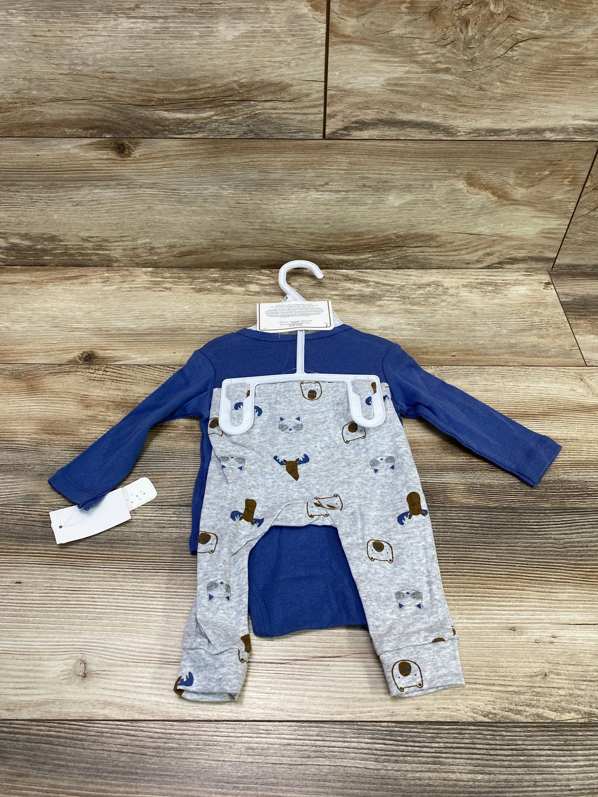 NEW Bloomin' Baby 3pc Bodysuit Set Blue sz 3-6m